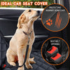 Dog Car Seat Cover, Back Seat Cover for Dogs Pet Car Seat Protector Waterproof Bench Car Seat Cover, Non-Slip Rear Seat Cover Fits Middle Armrest for Most Cars Suvs Trucks - Black